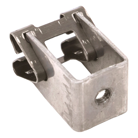 Держатель токоотвода металлический 35мм, L=20мм, Ni/Ni PROxima EKF