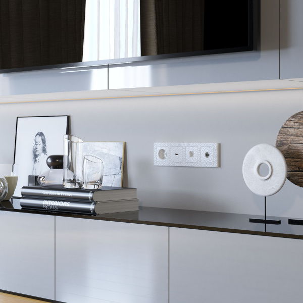 Hammer Рамка на 4 поста (белый) Werkel