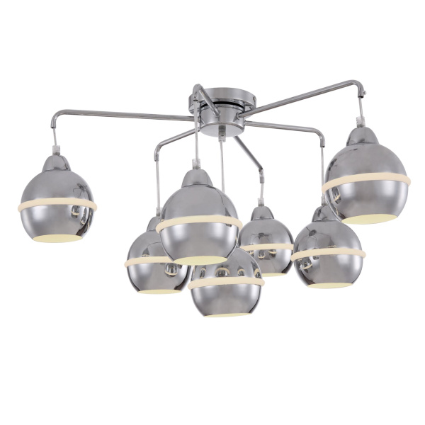 Потолочный светильник 7*E14 28Вт Хром IP20 Tommasa FR5004CL-07CH Freya