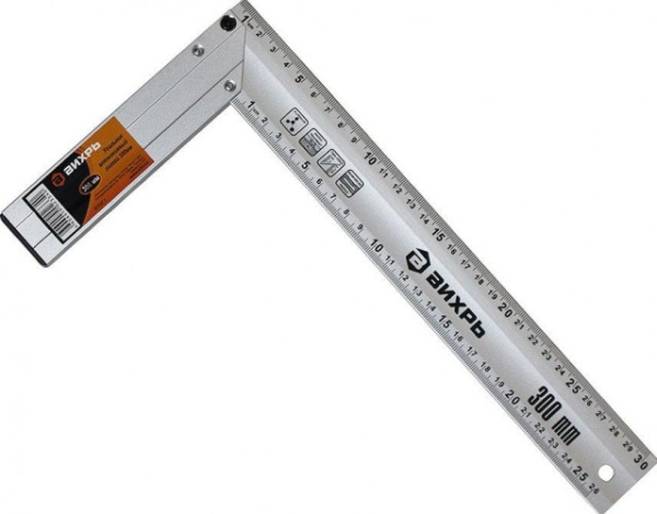 Угольник алюминиевый литой 300 мм ВИХРЬ