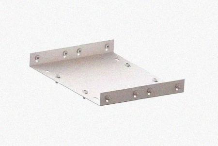 Соединитель лотковый замковый СЛЗ-100х100х1,0 УХЛ1, оцинкованный лист, S1,0