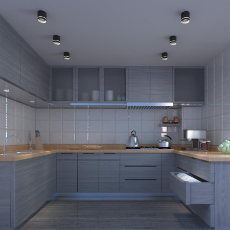 Св-к накл.IP20 LED 4000K 12W 220V ARUM черный NOVOTECH