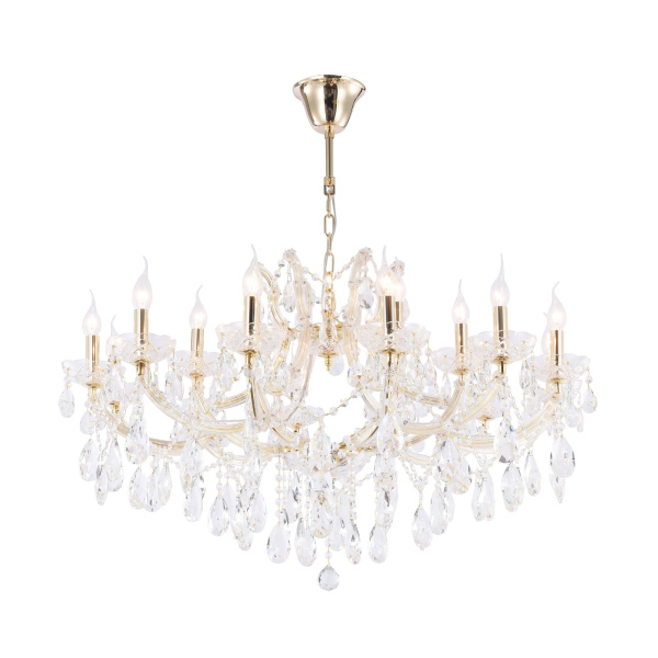 Люстра 18*E14 40Вт Золото IP20 Erna DIA880-PL-18-G Maytoni