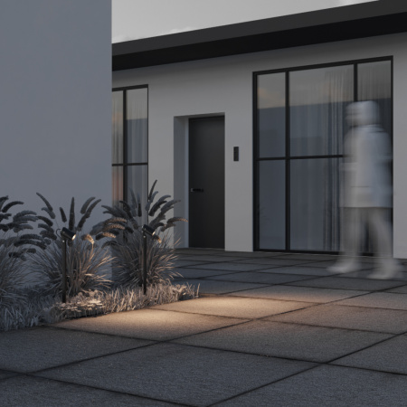 Ландшафтный светильник 50Вт Черный IP65 Scope O025FL-01B1 Outdoor Maytoni