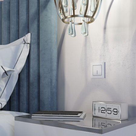 Favorit Рамка горизонт/вертик 1 пост . белый матовый IP20 Werkel