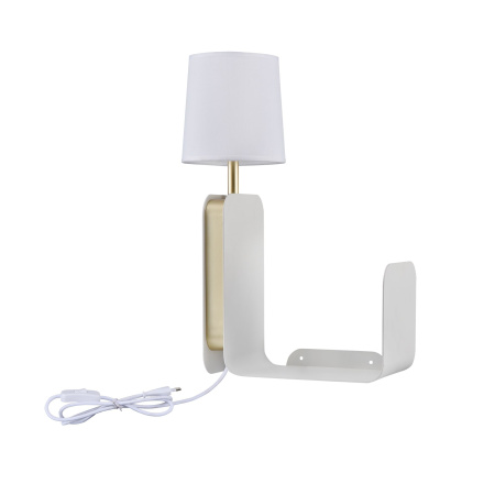 Бра 1*E27 60Вт Белый IP20 Karl MOD618WL-01W Maytoni