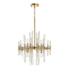 Люстра E14 8*40W STIKA золотой/стекло ODEON LIGHT