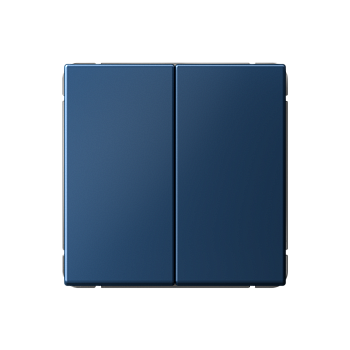 ARTGALLERY 2-клавишный ВЫКЛЮЧАТЕЛЬ КНОПОЧНЫЙ, сх.2, 10А, механизм, АКВАМАРИН Systeme Electric