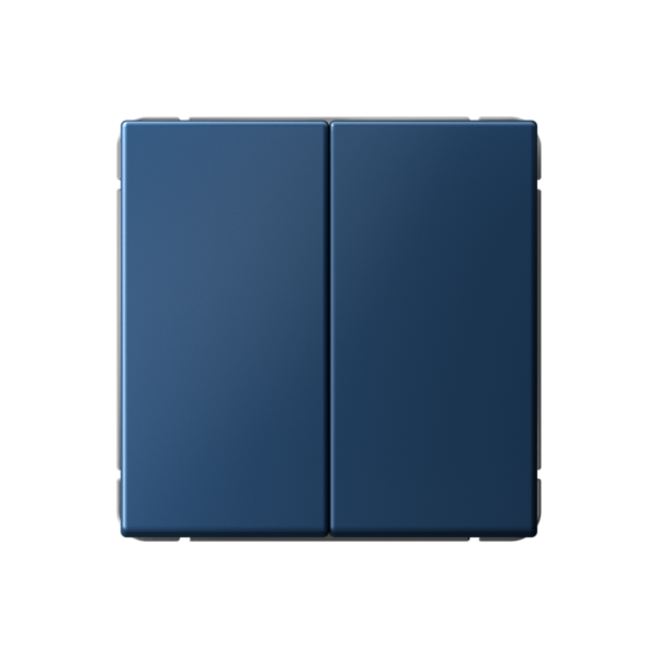 ARTGALLERY 2-клавишный ВЫКЛЮЧАТЕЛЬ КНОПОЧНЫЙ, сх.2, 10А, механизм, АКВАМАРИН Systeme Electric