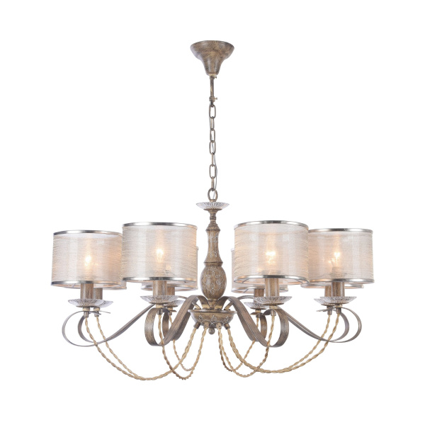 Люстра 8*E14 40Вт Коричневый IP20 Cable H357-PL-08-BG Maytoni