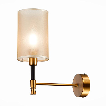 Бра Латунь, Черный/Шампань E14 1*40Вт SLE300301-01 EVOLUCE