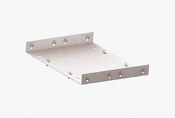 Соединитель лотковый замковый СЛЗ-300х100х0,7 УТ1,5, оцинкованный лист, S0,7