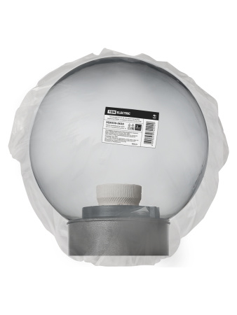 Светильник НТУ 03- 60-162 шар d=160 мм IP54 (дымчатый ПММА, основание плоское ПК, Е27) TDM