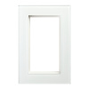Рамка 2-местная (без перемычки), стекло, STEKKER, GFR00-7012-01, серия Катрин, белый