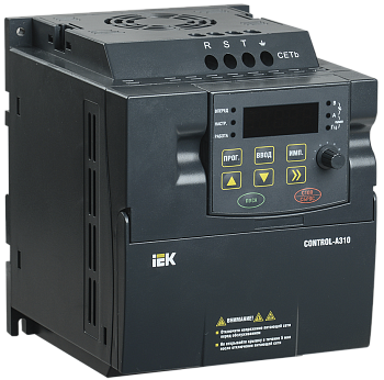 Преобразователь частоты CONTROL-A310 380В 3Ф 0,75кВт 2,3A IEK
