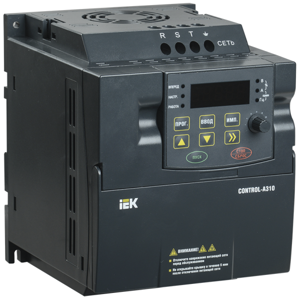 Преобразователь частоты CONTROL-A310 380В 3Ф 1,5кВт 3,7A IEK Преобразователь частоты CONTROL-A310 380В 3Ф 1,5кВт 3,7A IEK