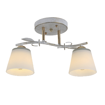 Люстра потолочная PADOVA 60W Е27 белый/золото/платина Ritter