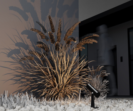 Ландшафтный светильник 2Вт 3000К Графит IP65 Bern O050FL-L2GF3K Outdoor Maytoni