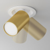 Потолочный светильник 1*GU10 10Вт Белый и Матовое золото IP20 Ceiling & Wall C048CL-U-1WMG Technical Maytoni