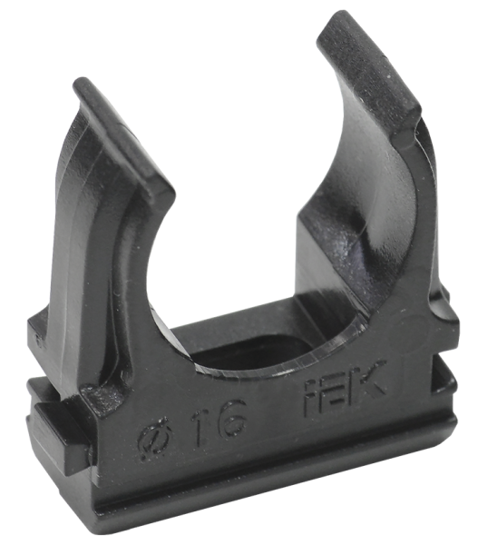 Держатель с защёлкой CF16 черный IEK