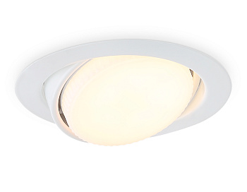 Светильник встраиваемый G10122 WH белый GX53 max 12W D120*48 Ambrella Light