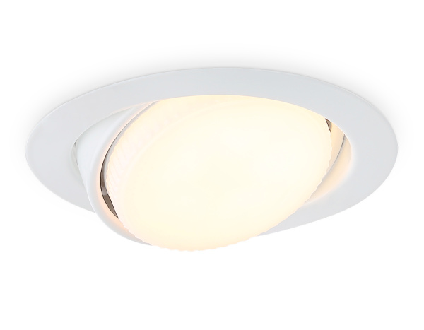 Светильник встраиваемый G10122 WH белый GX53 max 12W D120*48 Ambrella Light