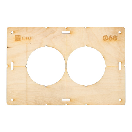 Комплект шаблонов для подрозетников диаметром 68 мм Expert EKF