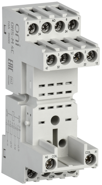 Розетка ORS-M для реле ORM 4C ONI