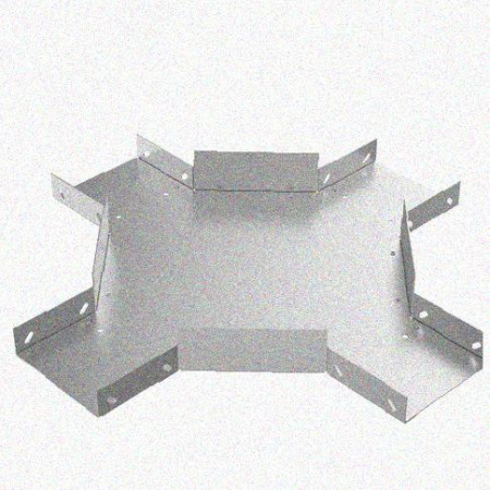 Лоток крестообразный замковый перфорированный КМЗ 200х80 УХЛ1, оцинкованный лист, S1,0