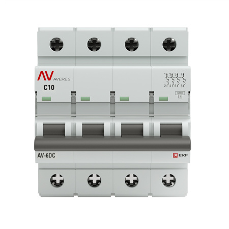 Выключатель автоматический ВА МОД 4П 13А С 6кА Averes EKF