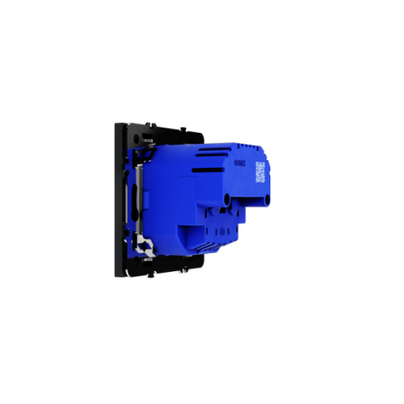 Розетка встраиваемая Voltum S70 с заземлением и защитными шторками, 16А, с USB, A+C, (графит)