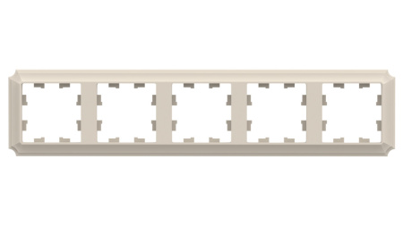 ATLASDESIGN ANTIQUE 5-постовая РАМКА, универсальная, БЕЖЕВЫЙ Schneider Electric