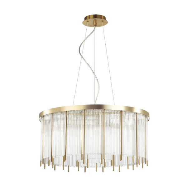 Люстра E14 10*40W YORK золото/металл/стекло ODEON LIGHT