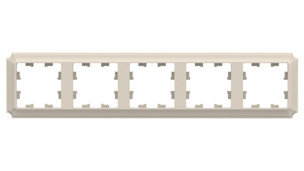 ATLASDESIGN ANTIQUE 5-постовая РАМКА, универсальная, БЕЖЕВЫЙ Schneider Electric