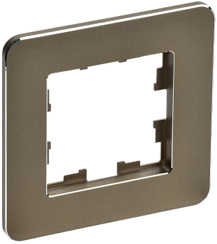 BRITE Рамка 1-мест. РУ-1-1-Бр металл латунь RE IEK