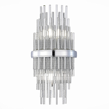 Бра Хром/Прозрачный, Хром E14 2*40Вт SL1628.101.02 ST LUCE