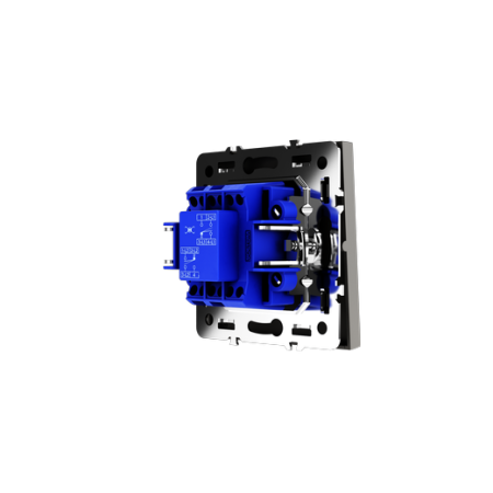 Перекрестный переключатель встраиваемый Voltum S70 одноклавишный 10А, (кашемир)