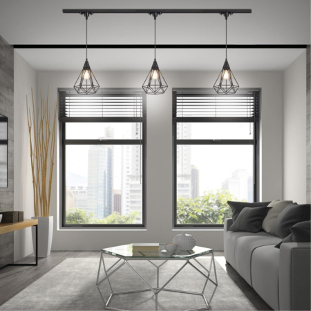 Св-к трековый однофазный IP20 E27 50W 220V ZELLE черный NOVOTECH