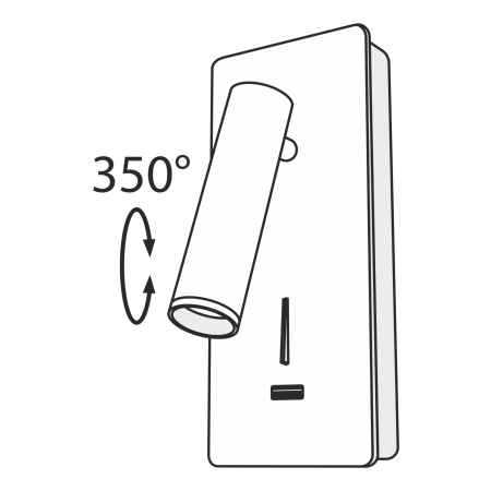 Бра 3Вт 3000K Черный IP20 Mirax C041WL-L3B3K Technical