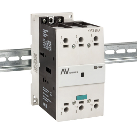 Контактор КМЭ 80А 230В АС AVERES EKF
