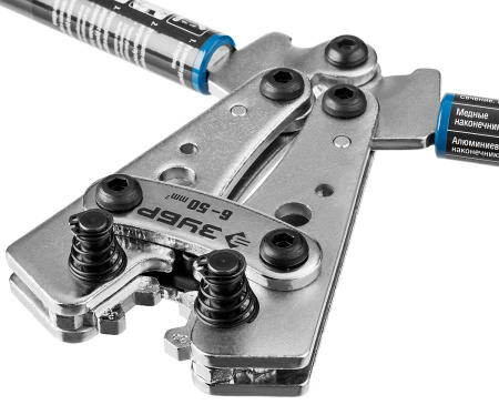 ПКГ-50 пресс-клещи усиленные гексагональные 6 - 50 мм.кв, Профессионал ЗУБР