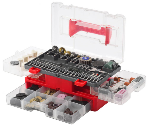 Набор мини-насадок для гравировальных машин, 349 предметов ЗУБР