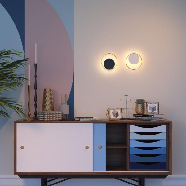 Настенный св-к LED 3000K 7W 220V MONDY черный/металл ODEON LIGHT