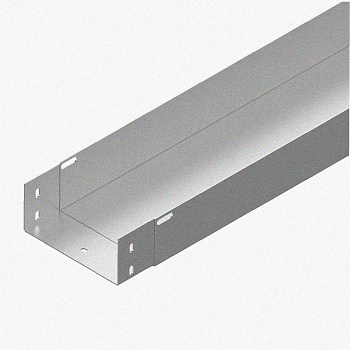 Лоток монтажный цельный глухой ЛМЦГ100х100х2000 УХЛ1, оцинкованный лист, S1,5