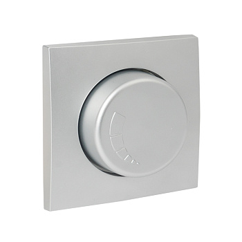 Валенсия Лицевая панель светорегулятора 600W 220В сталь EKF