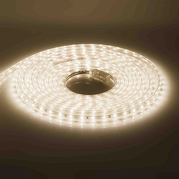 10-05 Комплект светодиодной подсветки - лента 220В, 4,8Вт/м, smd3528/2835, 60д/м, IP65, 300Лм/м, 5м, прозрачный силикон, с аксессуарами(сет... APEYRON