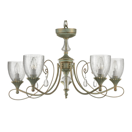 Люстра 5*E14 60Вт Мятное Золото IP20 Sabina RC145-PL-05-MG Maytoni