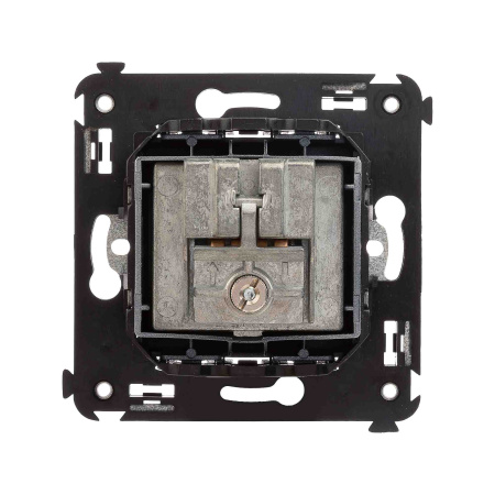 Розетка TV-FM-SAT в стену, "Avanti", "Закаленная сталь" DKC