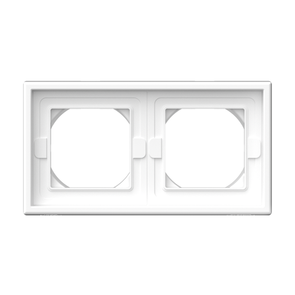 ARTGALLERY 2-постовая РАМКА IP44, БЕЛЫЙ Systeme Electric