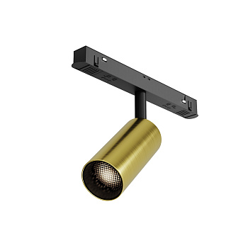 Трековый светильник LED 5Вт Черный и Латунь IP20 Magnetic track system Exility TR032-2-5W4K-M-BBS Technical Maytoni